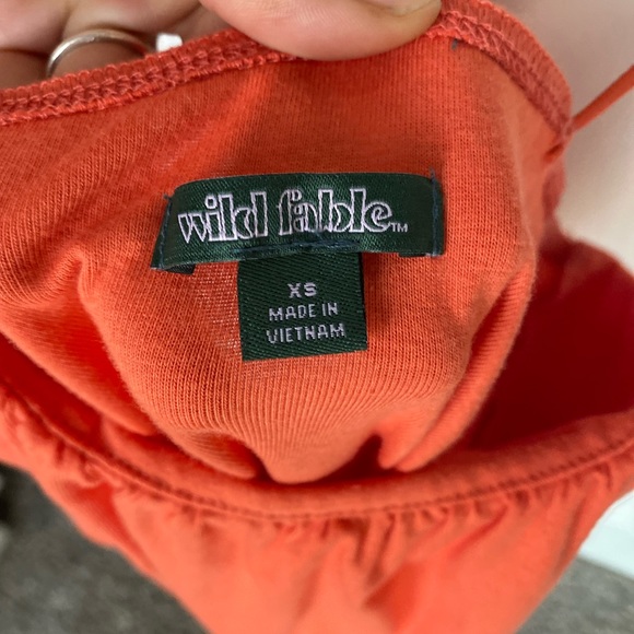 orange tight dress from target size small - Picture 3 of 3